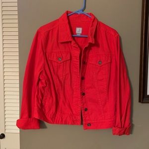 Red Crop Jacket